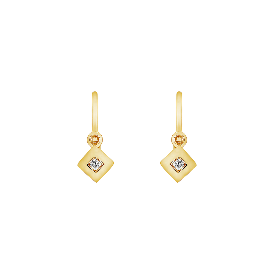 Children's diamond earrings Diamond Baby