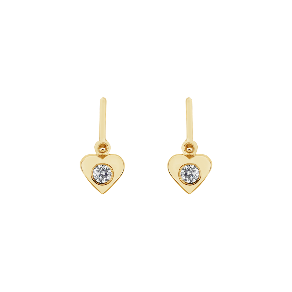 Children's diamond earrings Selma