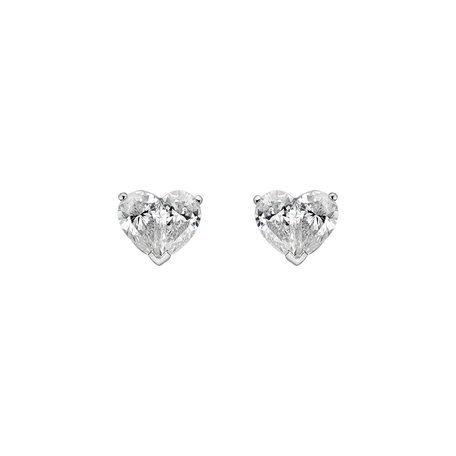 Diamond earrings Cold Heart