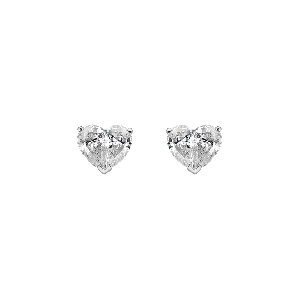 Diamond earrings Cold Heart