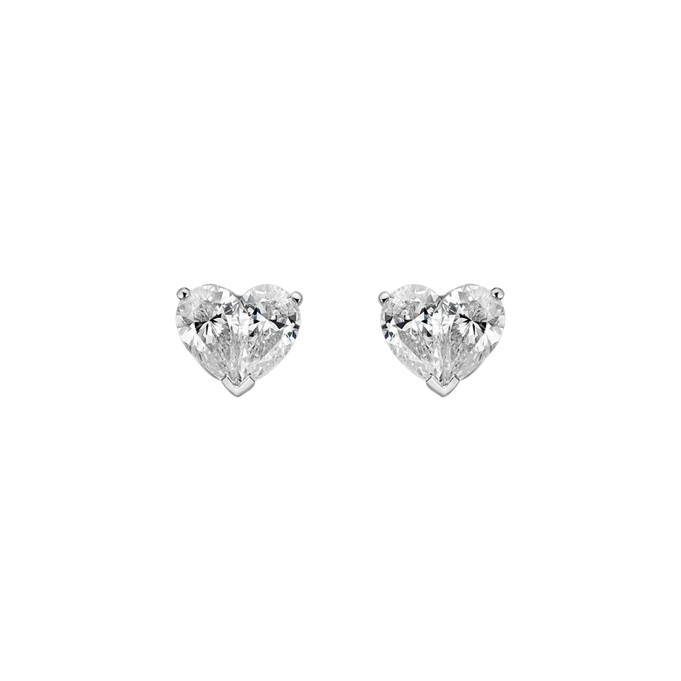 Diamond earrings Cold Heart