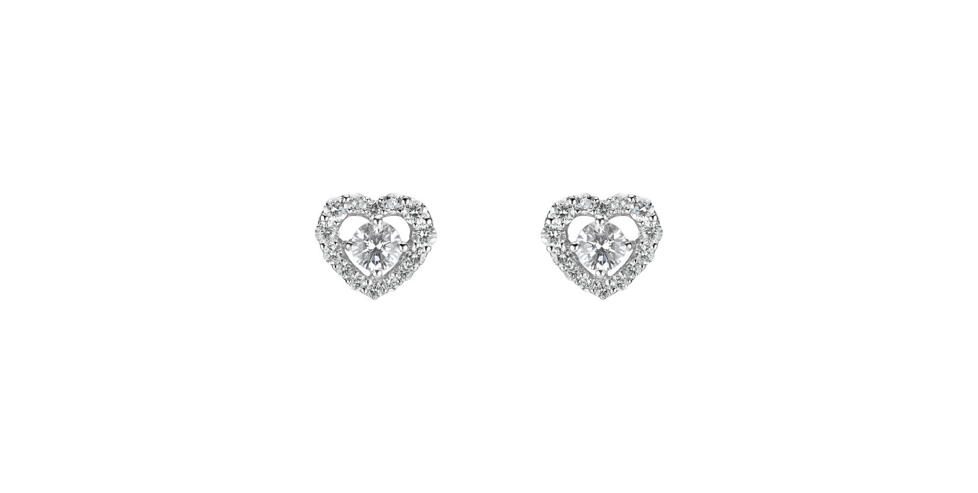 Diamond earrings Frozen Love