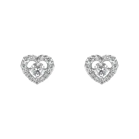 Diamond earrings Frozen Love