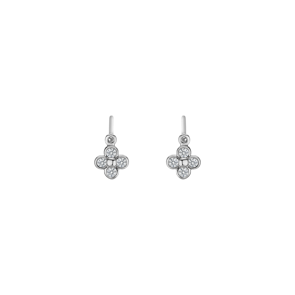 Children's diamond earrings Sun Shine