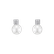 Diamond earrings with Pearl Pearl Fairytale2