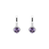 Diamond earrings with Amethyst Emblem2