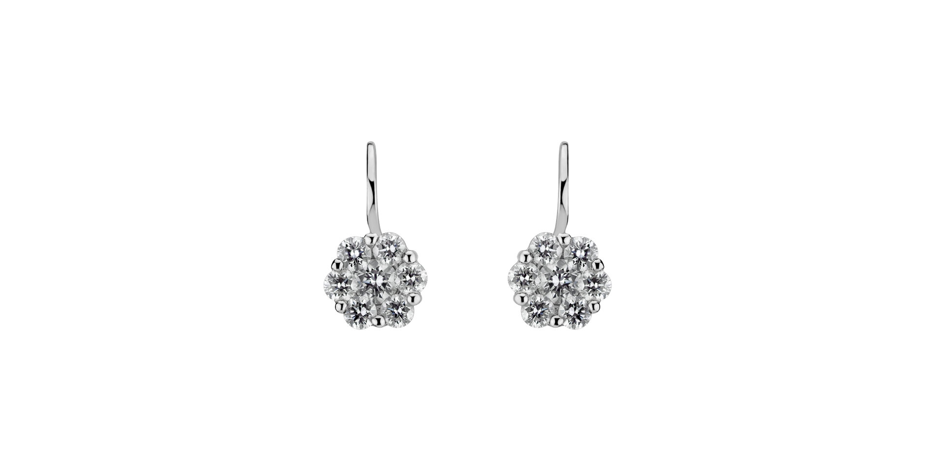 Diamond earrings Starflower