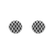 Earrings with black and white diamonds Brilliant Wheels2