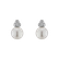 Diamond earrings with Pearl Thousand Seas2