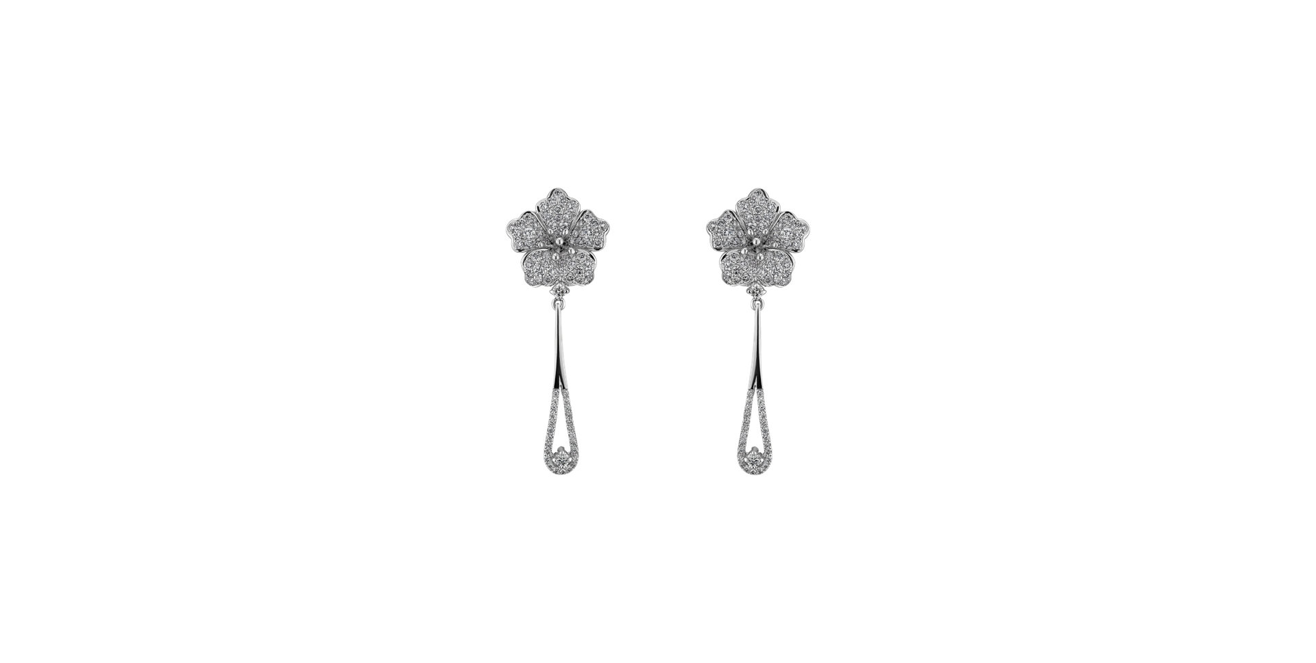 Diamond earrings Miss Flora