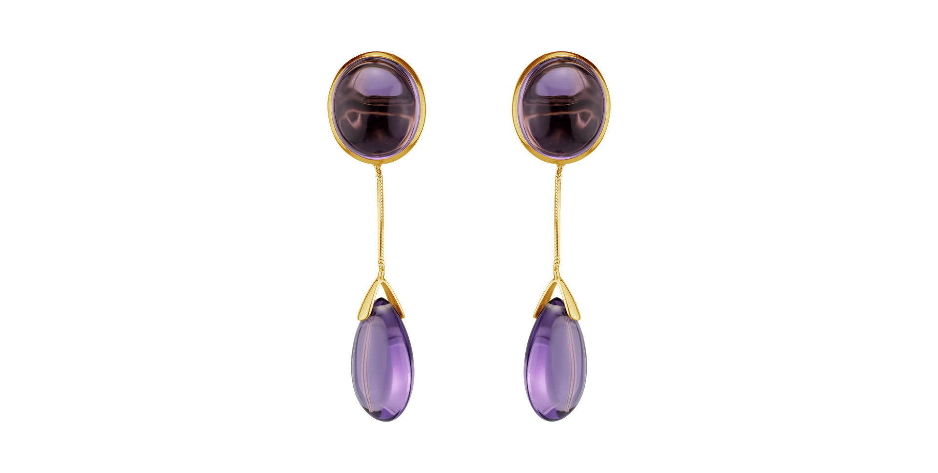 Earrings with Amethyst Nona