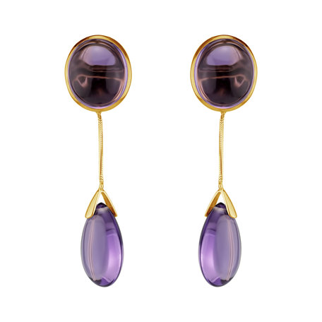 Earrings with Amethyst Nona