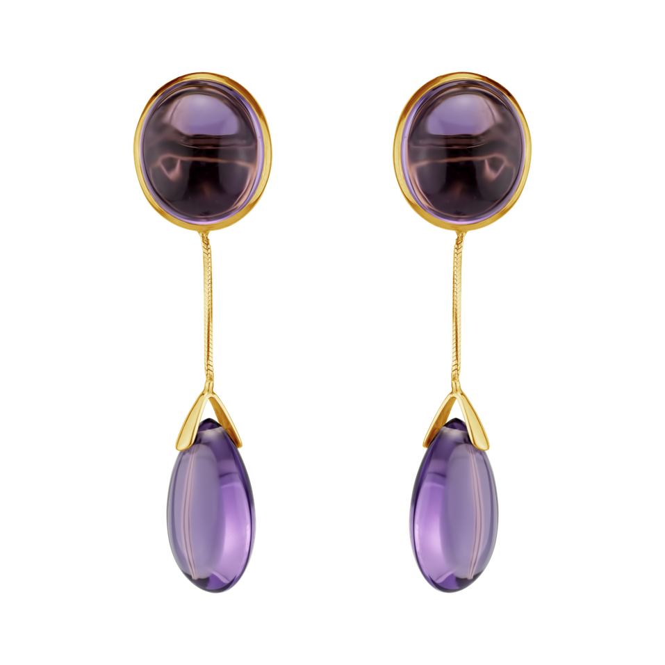 Earrings with Amethyst Nona