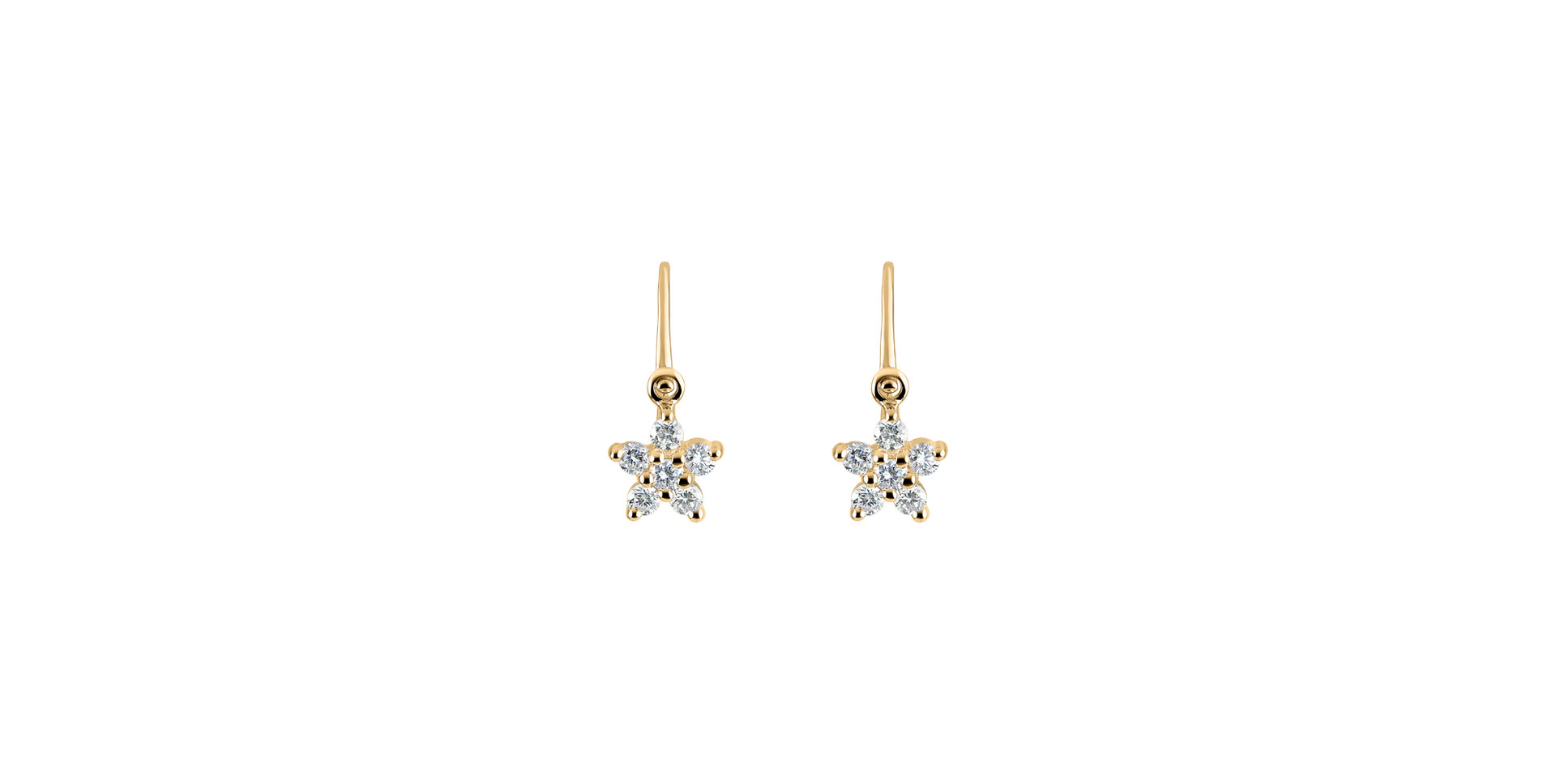 Children's diamond earrings Lovely