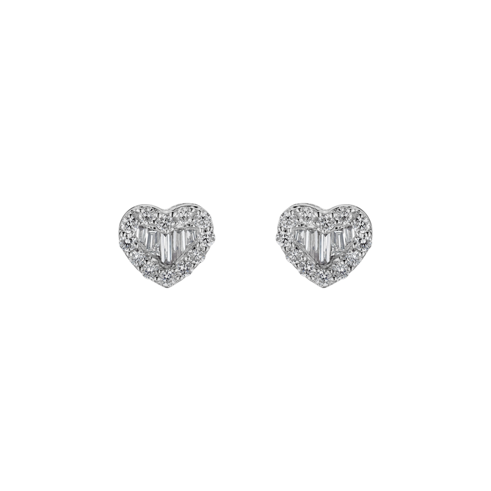 Diamond earrings Endless love