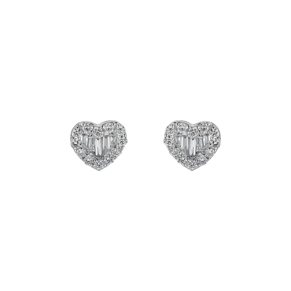 Diamond earrings Endless love