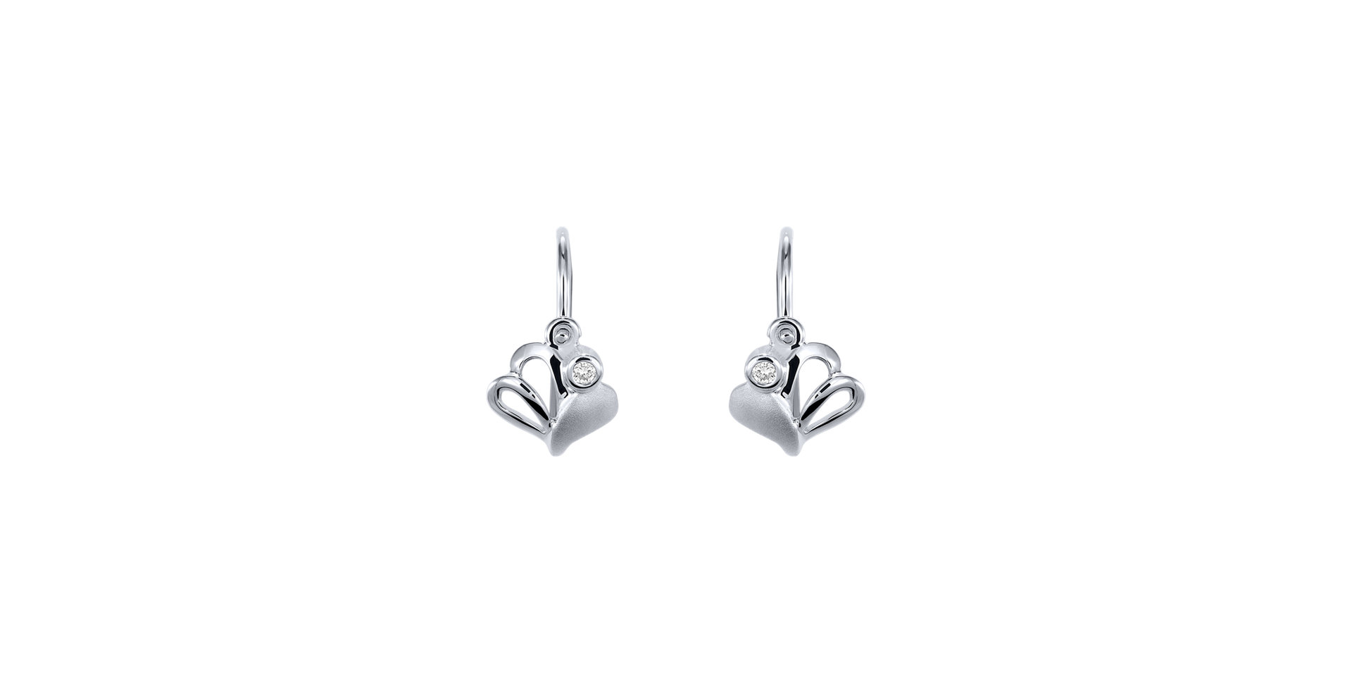 Children's diamond earrings Fashion