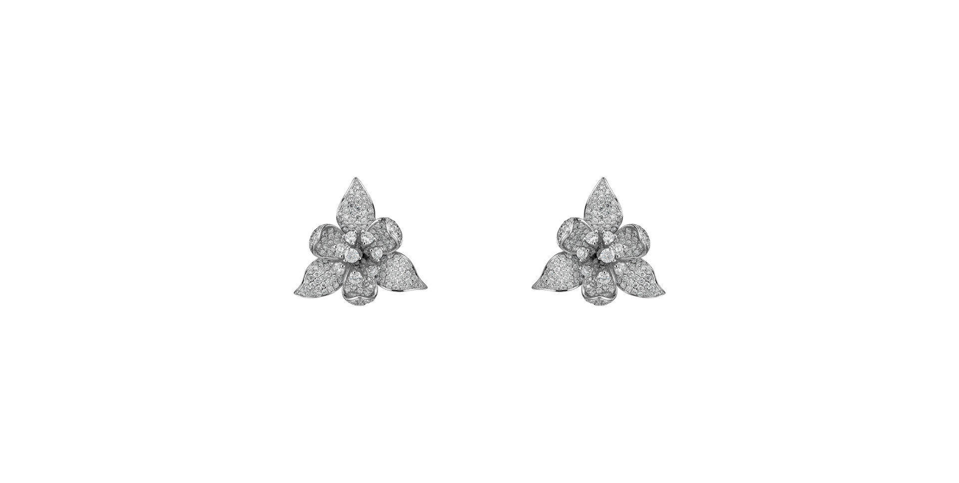 Diamond earrings Gardénia