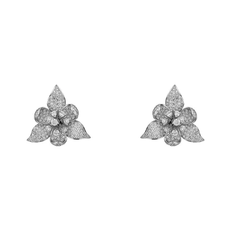 Diamond earrings Gardénia