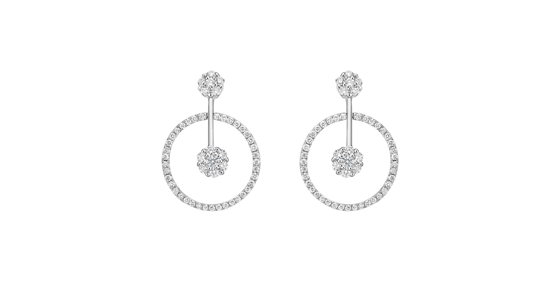 Diamond earrings Samina