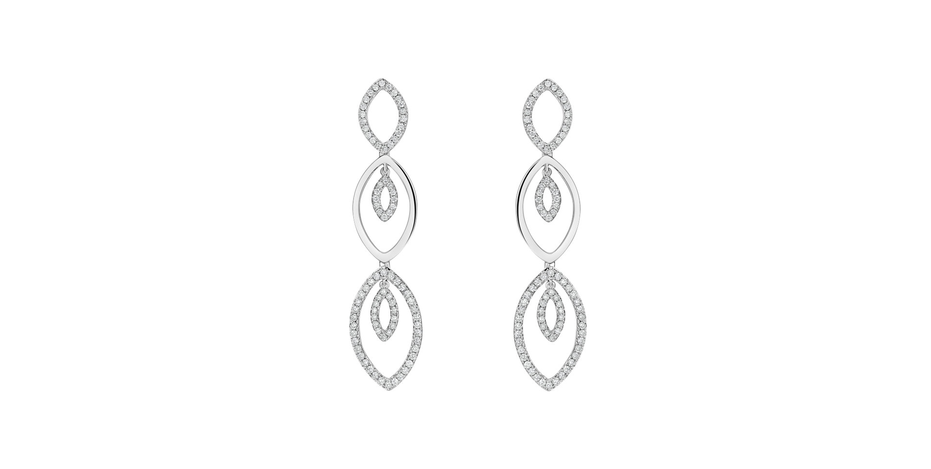 Diamond earrings Blissfully Peaceful