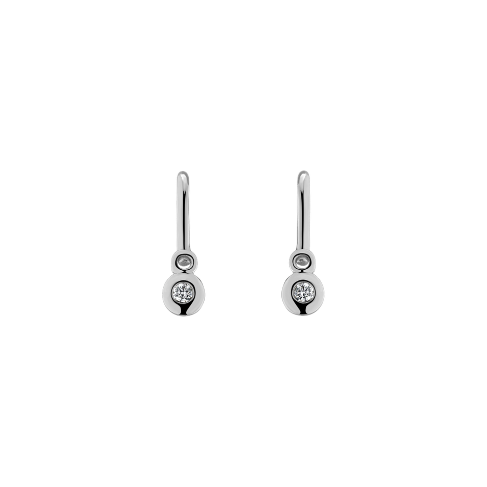 Children's diamond earrings Brilliant luck