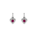 Children's earrings with Ruby Eternal Love2