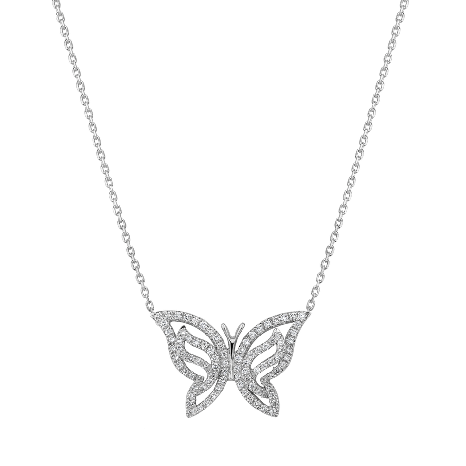 Diamond necklace Wings of the Sping