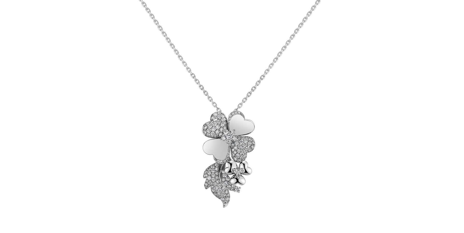 Diamond pendant Lucky Bloom