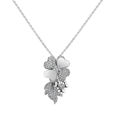 Diamond pendant Lucky Bloom