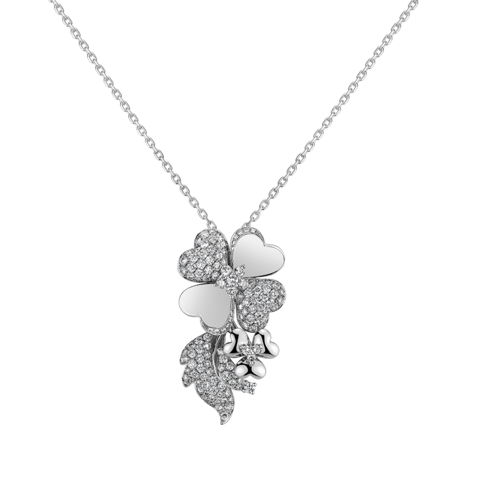 Diamond pendant Lucky Bloom