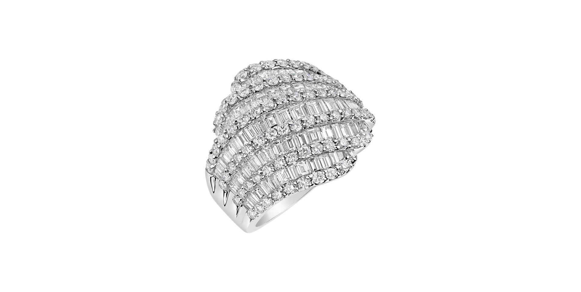 Diamond ring Sea Shell