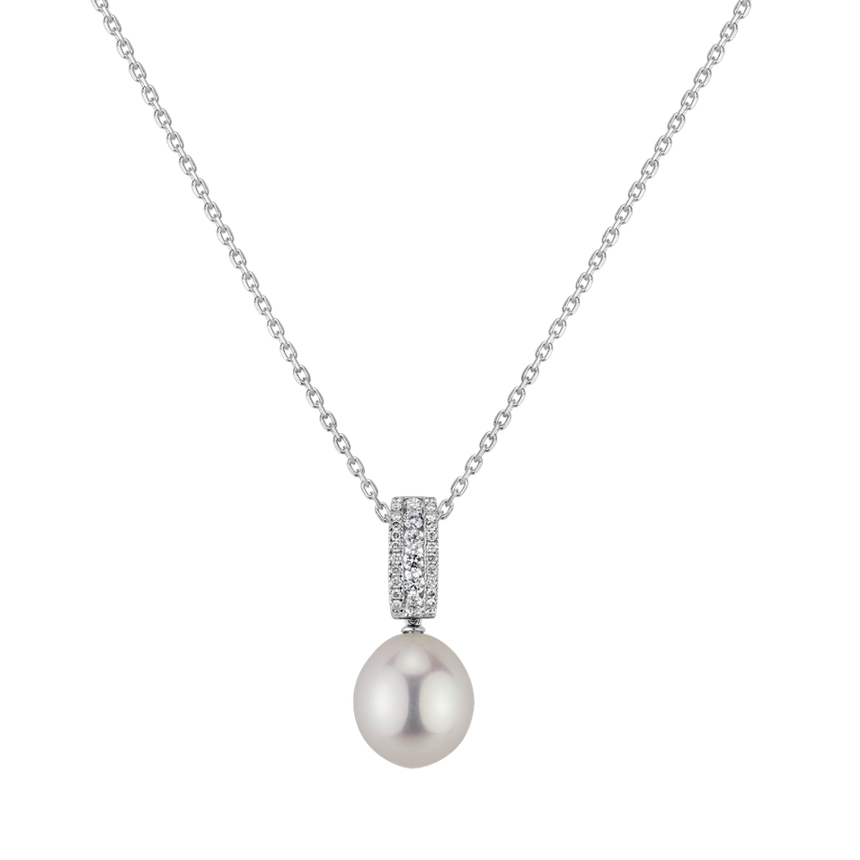 Diamond pendant with Pearl Ocean Eminence