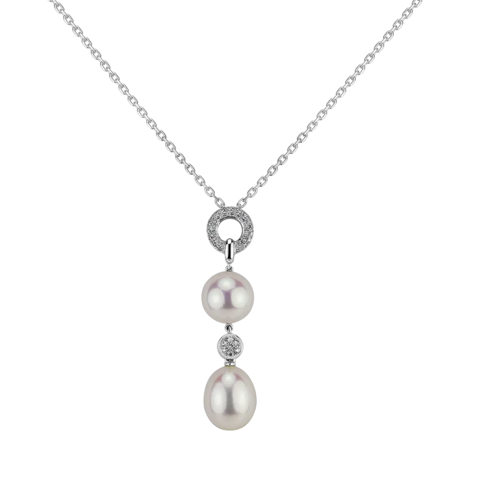 Diamond pendant with Pearl Pearl Empire
