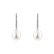 Diamond earrings with Pearl Yesenia Sea2