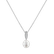 Diamond pendant with Pearl Mermaid Tear2