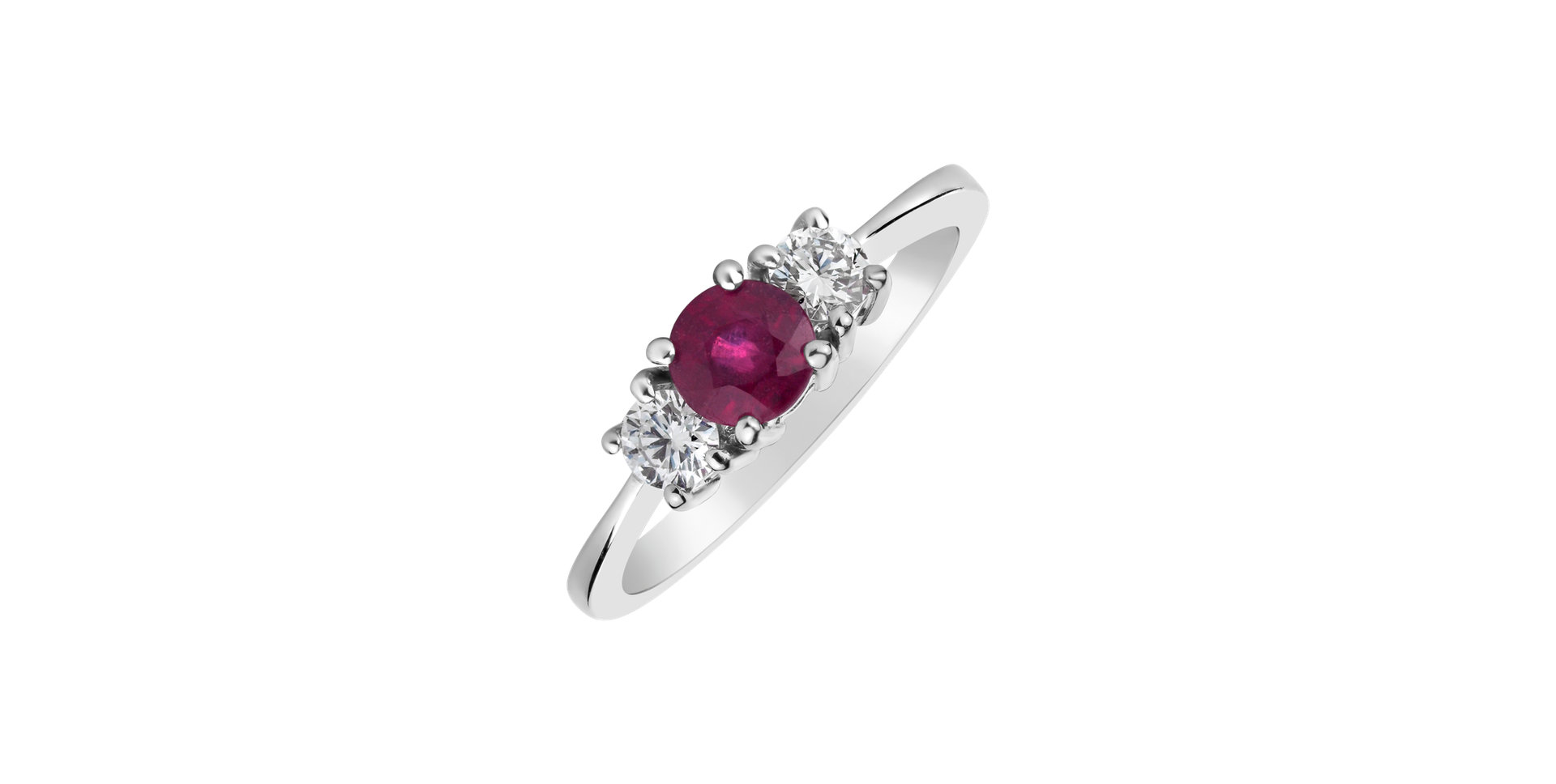 Diamond ring with Ruby Nancy
