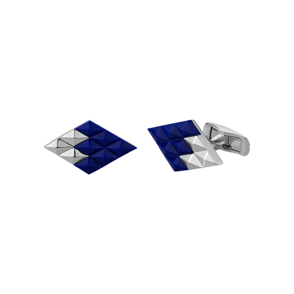 Cufflinks with Lapis Lasuli Riven