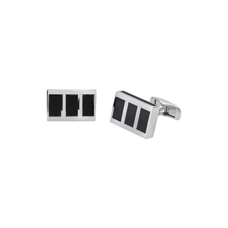 Cufflinks with Onyx Black Aura