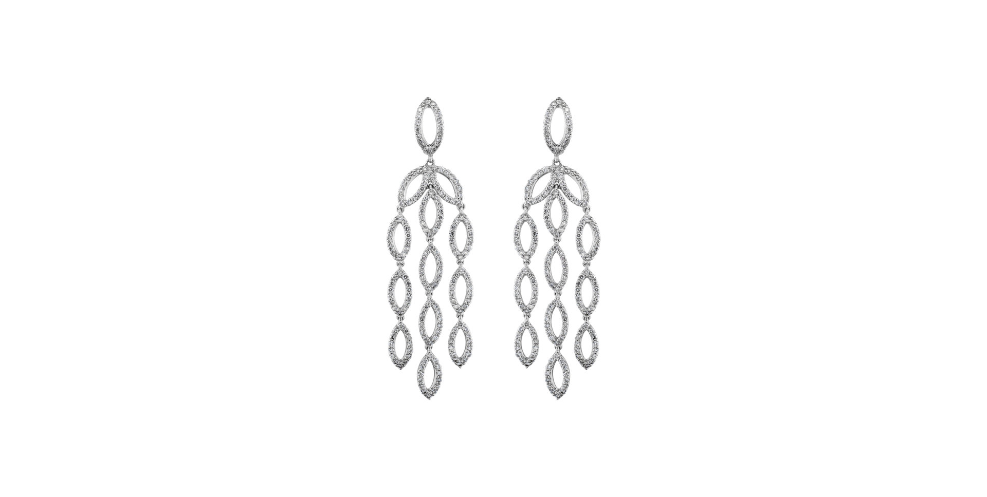 Diamond earrings Moon Labyrinth
