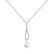 Diamond necklace with Pearl Cantilia2
