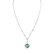 Diamond necklace with Emerald Ideal Charm2