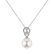Diamond pendant with Pearl Space Pearl2