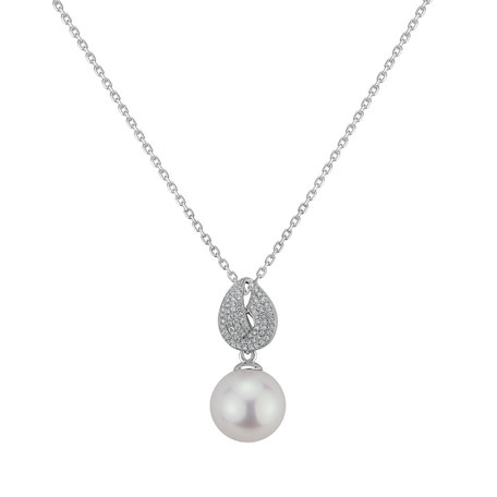 Diamond pendant with Pearl Lavish Coast