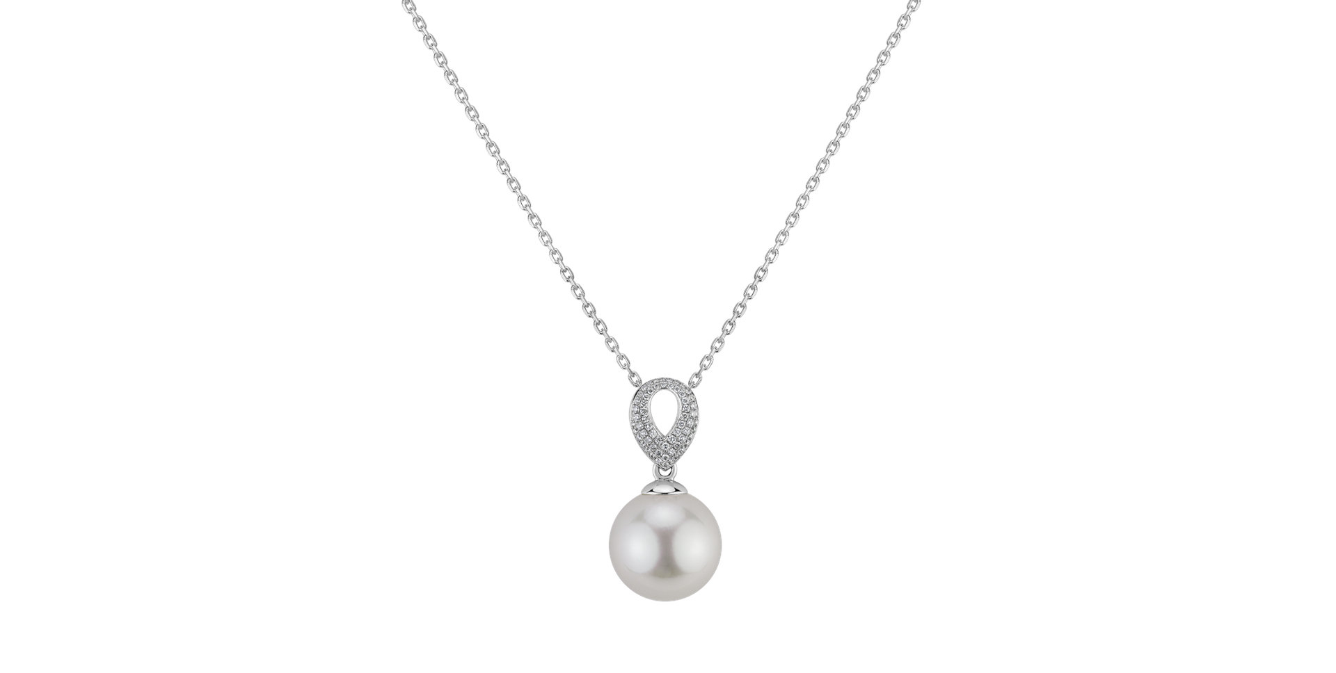Diamond pendant with Pearl Great Truth