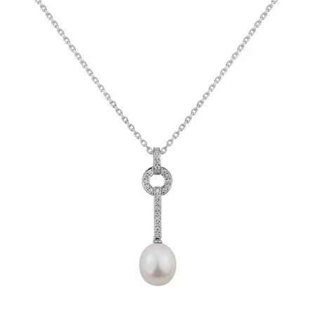 Diamond pendant with Pearl Underwater Mystery