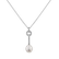 Diamond pendant with Pearl Underwater Mystery2