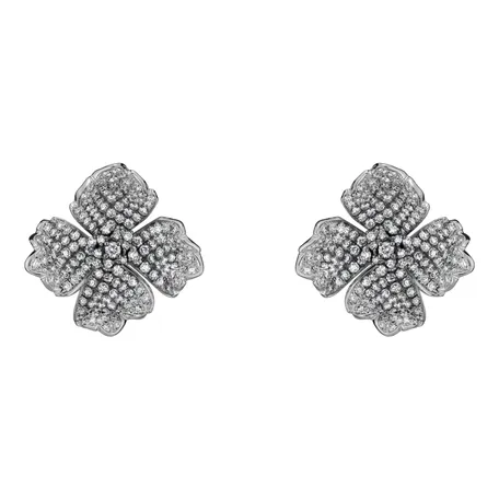 Diamond earrings Queenie Orchid