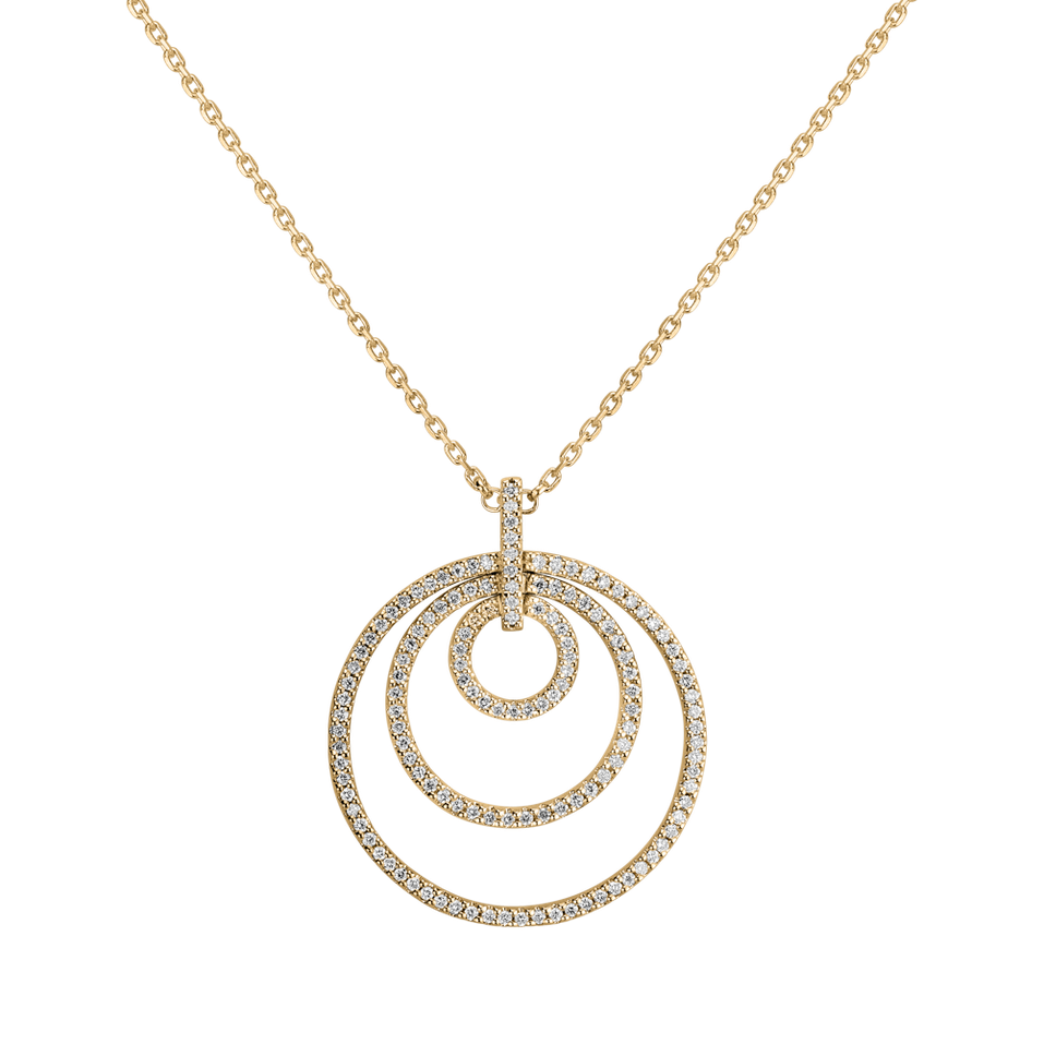 Diamond pendant with necklace Cresswell