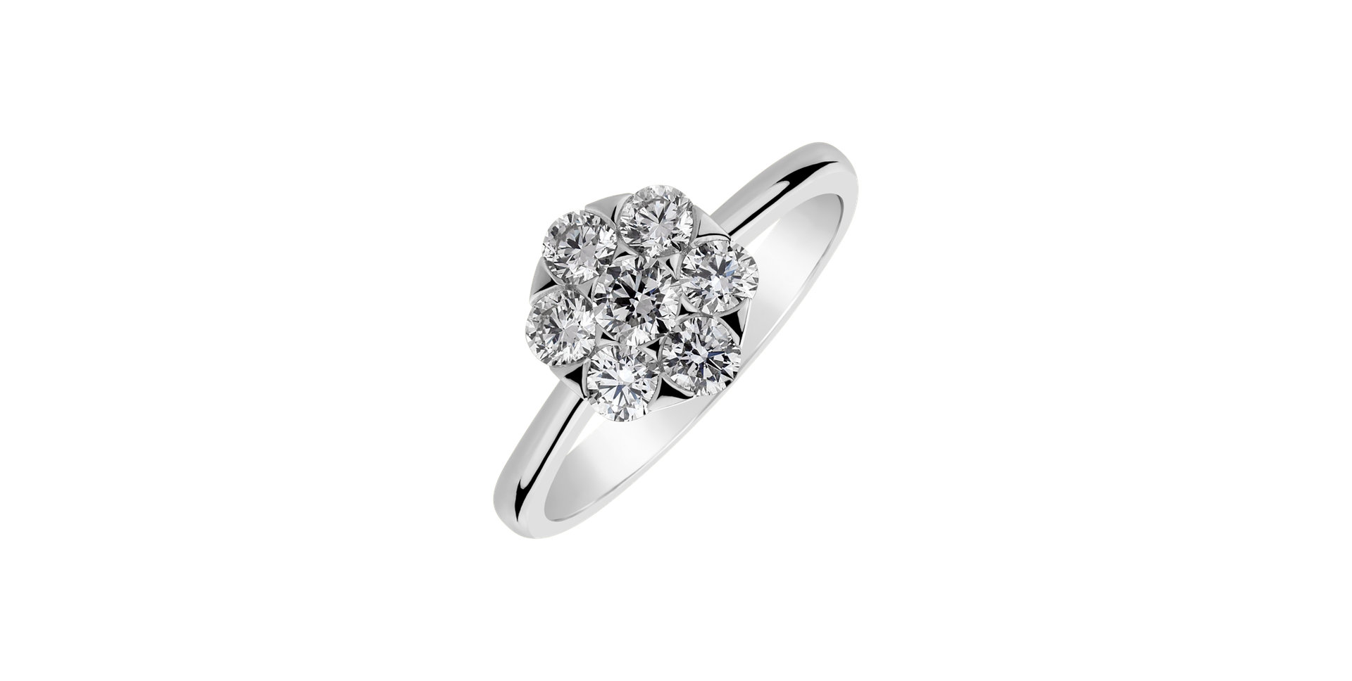 Diamond ring Hidden Flower